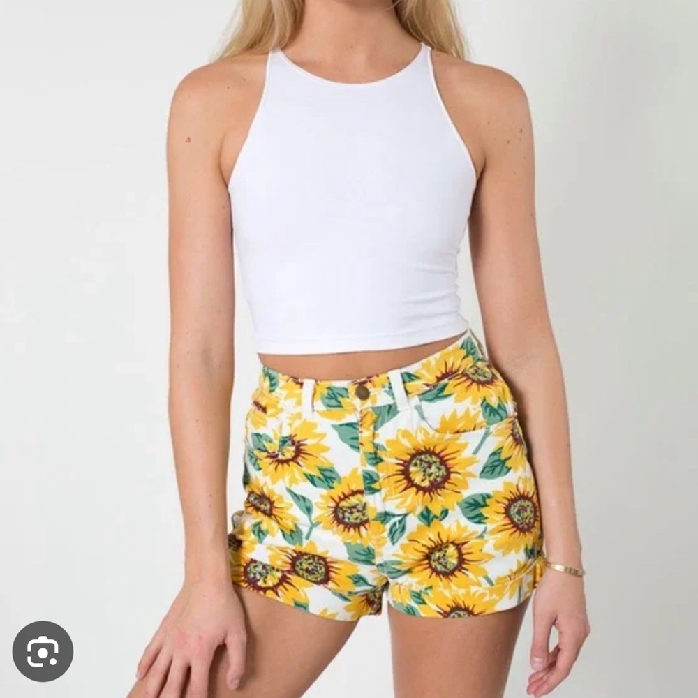 AMERICAN APPAREL SUNFLOWER ICONIC SHORTS